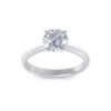 Round Setting Solitaire Engagement Ring - LDCVD-ER-1006