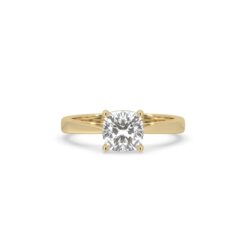 Cushion Setting Solitaire Engagement Ring - LDCVD-LR-2 Cushion