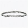 10 Ct Round FG VS2 Lab Grown Diamond 14KT White Gold  Tennis Bracelet