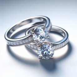 3 Ct Round FG VS2 Lab Grown Diamond 14kt White Gold  Solitaire Ring
