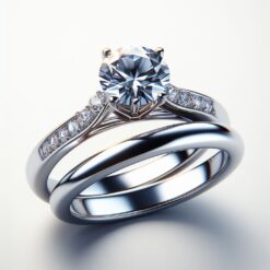 2 Ct Round FG VS2 Lab Grown Diamond 14kt White Gold  Solitaire Ring