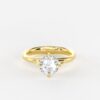 Round Setting Solitaire Engagement Ring - LDCVD-LR-3