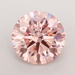 Round Fancy Intense Pink VVS2 Lab Grown Diamond - A7-168