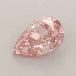 Pear Fancy Intense Orangey Pink VS1 Lab Grown Diamond - A8A-4A