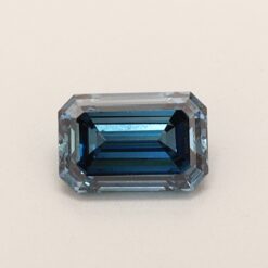 0.48 CT Emerald Fancy Deep Blue VS2 Lab Grown Diamond - B-19