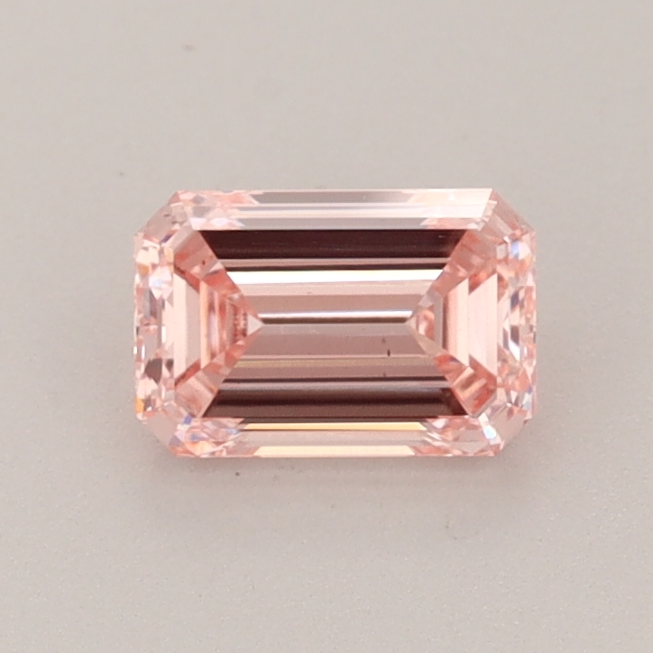 0.76 CT Emerald Fancy Intense Pink VS2 Lab Grown Diamond - A8-81
