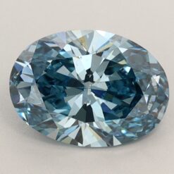 1.21 CT Oval Fancy Vivid Blue VS2 Lab Grown Diamond - CBB-291