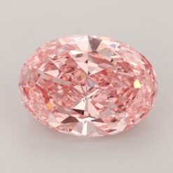 1.68 CT Oval Fancy Vivid Pink VS1 Lab Grown Diamond - A7T-5