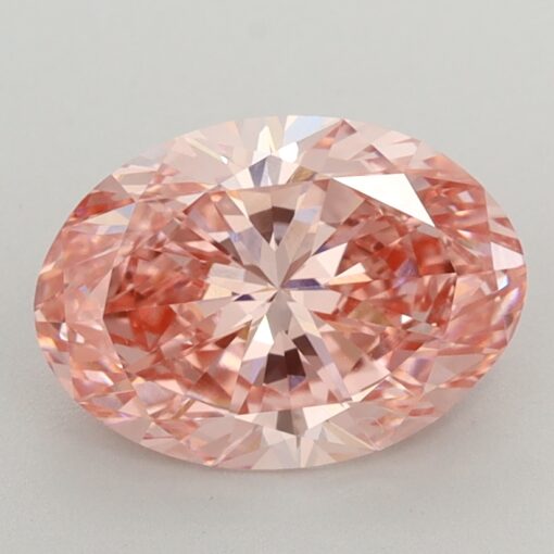 2.18 Carat Oval Fancy Vivid Pink VS1 Lab Grown Diamond - SPK-609