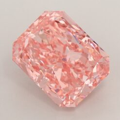 4.25 CT Radiant Fancy Vivid Pink VS1 Lab Grown Diamond - A7-33