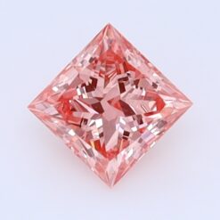 0.47 CT Princess Fancy Vivid Pink VVS2 Lab Grown Diamond - PNK-143