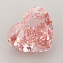 3.02 CT Heart Fancy Vivid Pink VS2 Lab Grown Diamond - B9-4