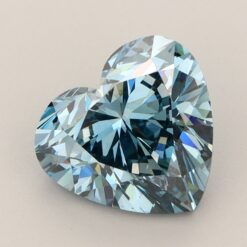 3.21 CT Heart Fancy Vivid Blue VS1 Lab Grown Diamond - A7-308