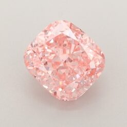 1.13 CT Cushion Fancy Vivid Pink VS1 Lab Grown Diamond - A8-23