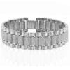 12 Carat Lab Grown Diamond Mens Cuban Link Bracelet Solid Gold 13 MM