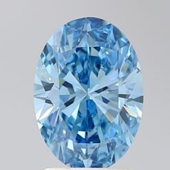1.62 Ct OVAL BRILLIANT SHAPE Blue -  VS 1 LAB GROWN DIAMOND - JS-SKG-153