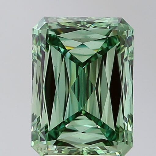 3.52 Ct RADIANT SHAPE Green  -  VS 1 LAB GROWN DIAMOND - JS-SKG-325