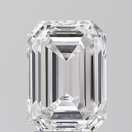 2.58 Ct EMERALD SHAPE D -  VVS 2 LAB GROWN DIAMOND - JS-SK-835