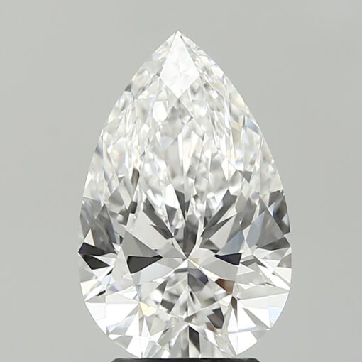 2.82 Ct PEAR BRILLIANT SHAPE D -  VVS 2 LAB GROWN DIAMOND - JS-SK-876
