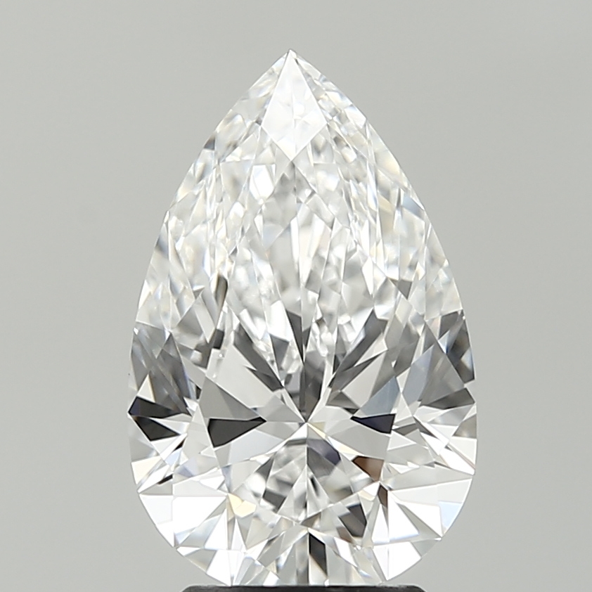 2.82 Ct PEAR BRILLIANT SHAPE D -  VVS 2 LAB GROWN DIAMOND - JS-SK-876