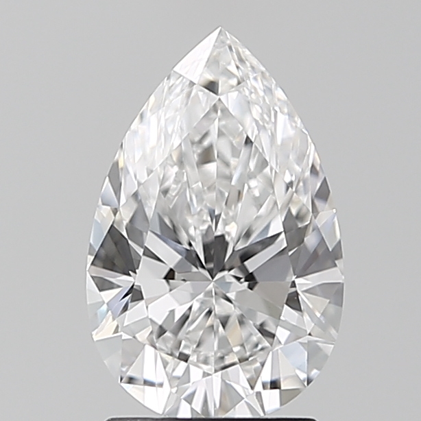 1.66 Ct PEAR BRILLIANT SHAPE D -  VVS 2 LAB GROWN DIAMOND - JS-SKG-985