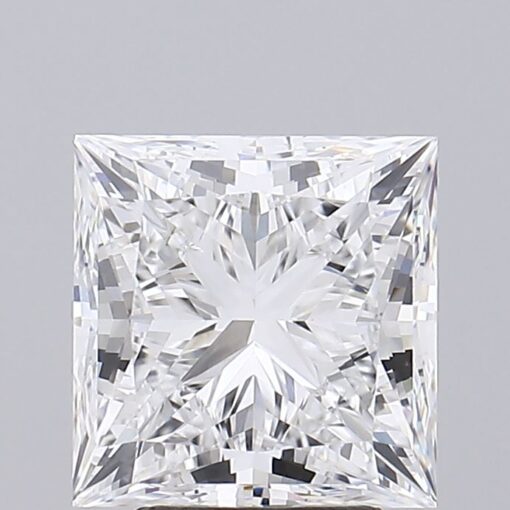 3.6 Ct PRINCESS CUT SHAPE E -  VVS2 LAB GROWN DIAMOND - GSG-1