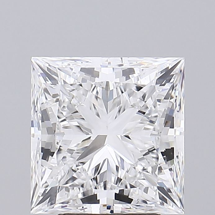 3.6 Ct PRINCESS CUT SHAPE E -  VVS2 LAB GROWN DIAMOND - GSG-1