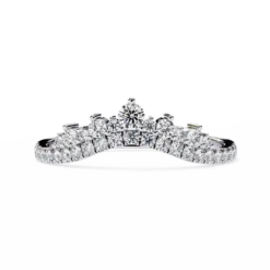 Diamond Bands 0.405 Carat Diamond Solid Gold Engagement Ring
