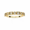 Diamond Bands 0.34 Carat Diamond Solid Gold Engagement Ring