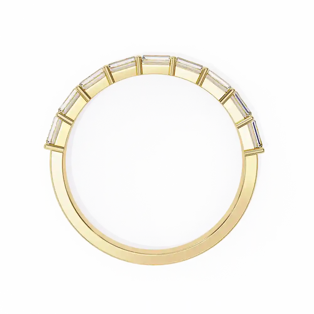 Diamond Bands 0.68 Carat Diamond Solid Gold Engagement Ring - Image 10