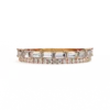 Diamond Bands 0.68 Carat Diamond Solid Gold Engagement Ring