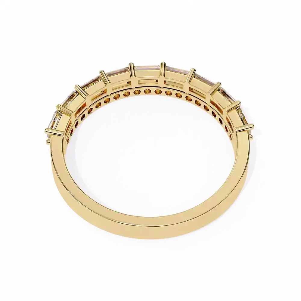 Diamond Bands 0.68 Carat Diamond Solid Gold Engagement Ring - Image 9