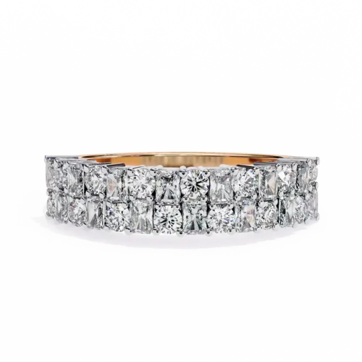 Diamond Bands 1.14 Carat Diamond Solid Gold Engagement Ring - Image 2