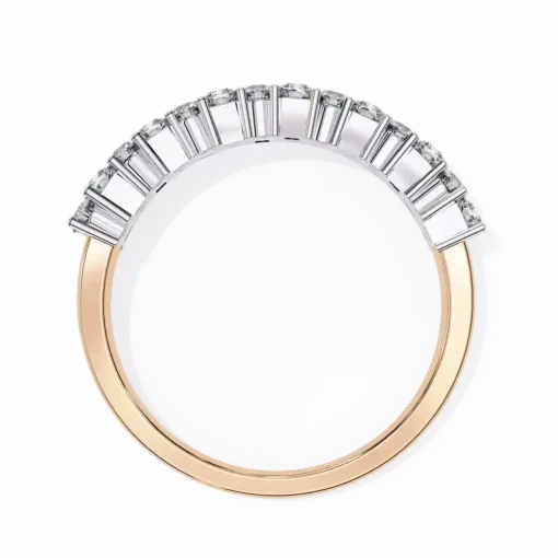 Diamond Bands 1.14 Carat Diamond Solid Gold Engagement Ring - Image 10