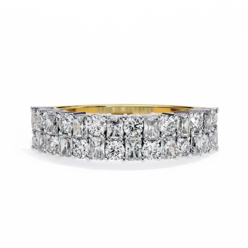 Diamond Bands 1.14 Carat Diamond Solid Gold Engagement Ring