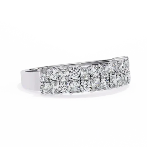 Diamond Bands 1.14 Carat Diamond Solid Gold Engagement Ring - Image 4