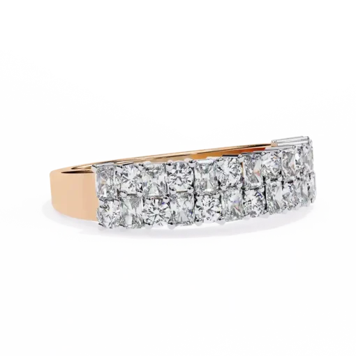 Diamond Bands 1.14 Carat Diamond Solid Gold Engagement Ring - Image 5