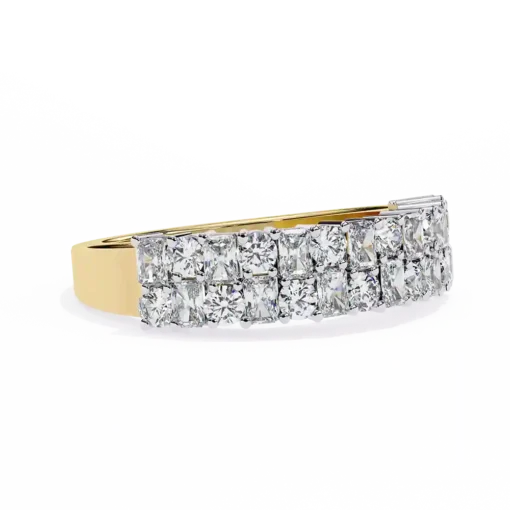 Diamond Bands 1.14 Carat Diamond Solid Gold Engagement Ring - Image 6