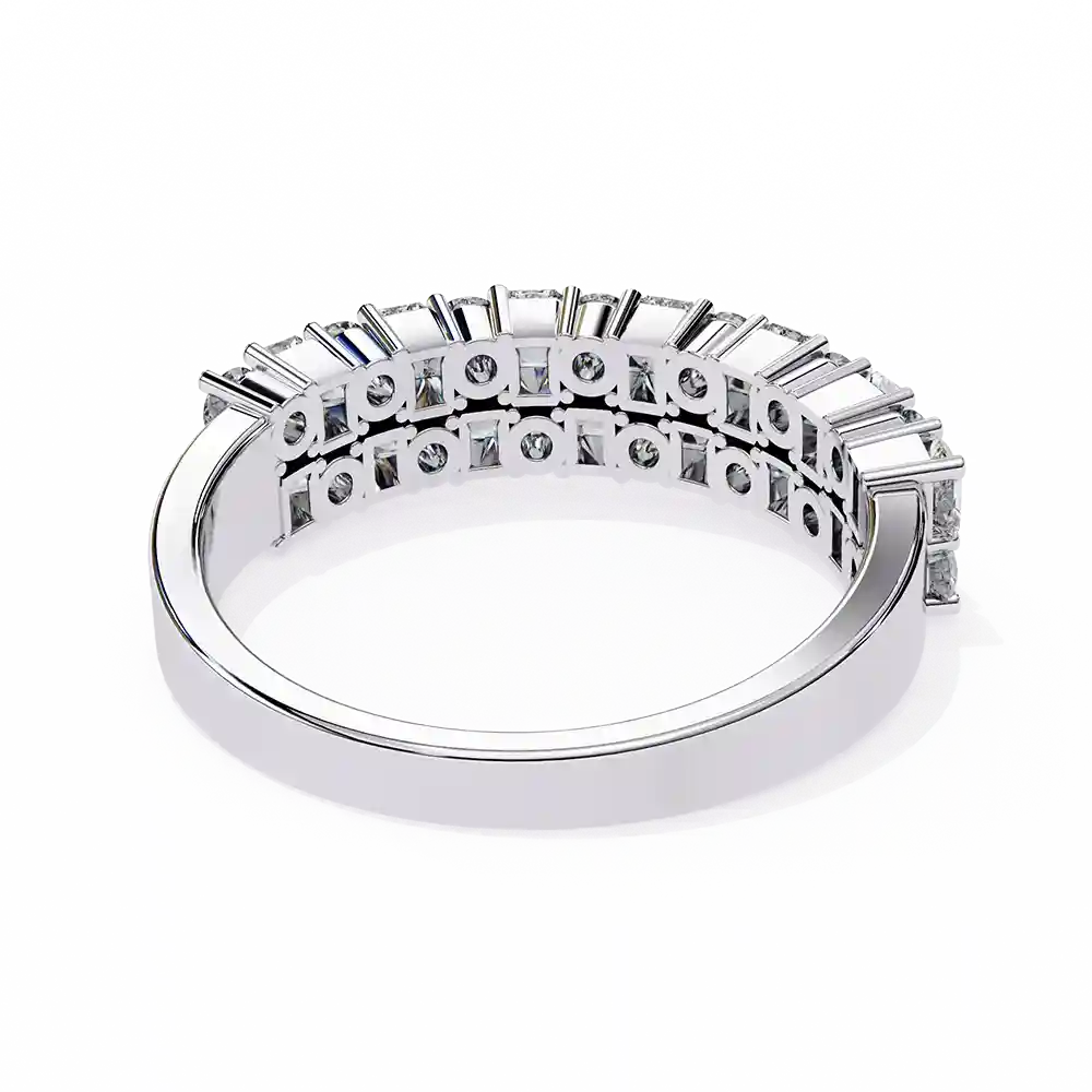 Diamond Bands 1.14 Carat Diamond Solid Gold Engagement Ring - Image 8
