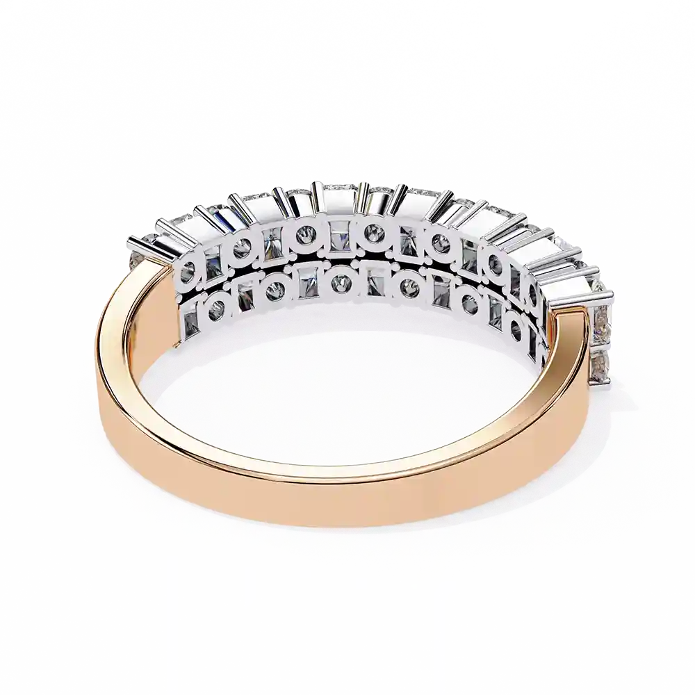 Diamond Bands 1.14 Carat Diamond Solid Gold Engagement Ring - Image 9