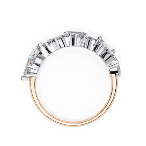 Diamond Bands 1.64 Carat Diamond Solid Gold Engagement Ring - Image 10
