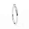 Bezel 0.1 Carat Diamond Solid Gold Engagement Ring