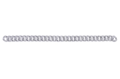 12 Carat Lab Grown Diamond Mens Cuban Link Chain Necklace Solid Gold 14 MM - Image 2