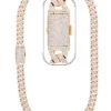 39 Carat Lab Grown Diamond Mens Cuban Link Chain Necklace Solid Gold 14 MM