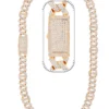 33 Carat Lab Grown Diamond Mens Cuban Link Chain Necklace Solid Gold 15 MM