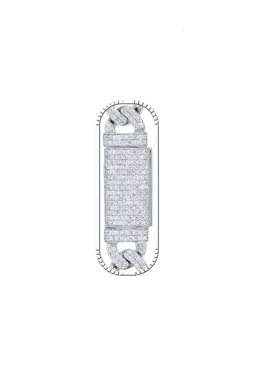 20 Carat Lab Grown Diamond Mens Cuban Link Chain Necklace Solid Gold 12 MM - Image 3