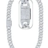 35 Carat Lab Grown Diamond Mens Cuban Link Chain Necklace Solid Gold 18 MM
