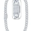 45 Carat Lab Grown Diamond Mens Cuban Link Chain Necklace Solid Gold 18 MM