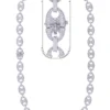 33 Carat Lab Grown Diamond Mens Cuban Link Chain Necklace Solid Gold 12 MM