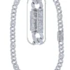 28 Carat Lab Grown Diamond Mens Cuban Link Chain Necklace Solid Gold 14 MM